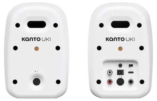 Kanto Uki 3" Chalk Compact Desktop Speakers (Pair)-2