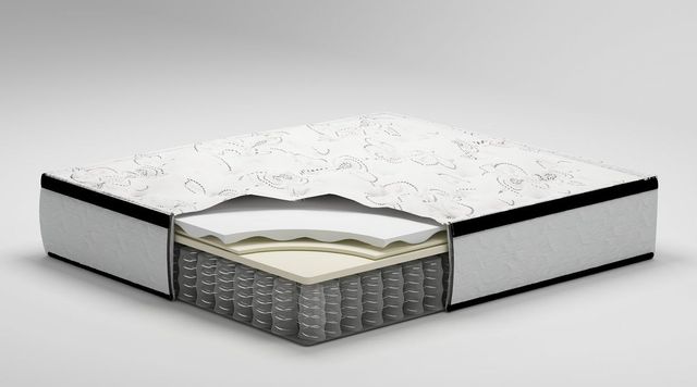 Sierra Sleep® by Ashley® Chime 12" Hybrid Ultra Plush Tight Top California King Mattress in Box-3