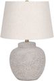 Monarch Specialties Inc. 22"H Cream Concrete Table Lamp-0