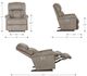 La-Z-Boy® Pinnacle Mink Power Wall Recliner with Headrest and Lumbar-2