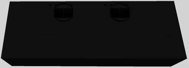 Vent-A-Hood® 66" Black Wall Mounted Range Hood-2