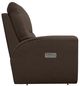 La-Z-Boy® Cassian Mocha Power Reclining Loveseat with Console and Headrest-3