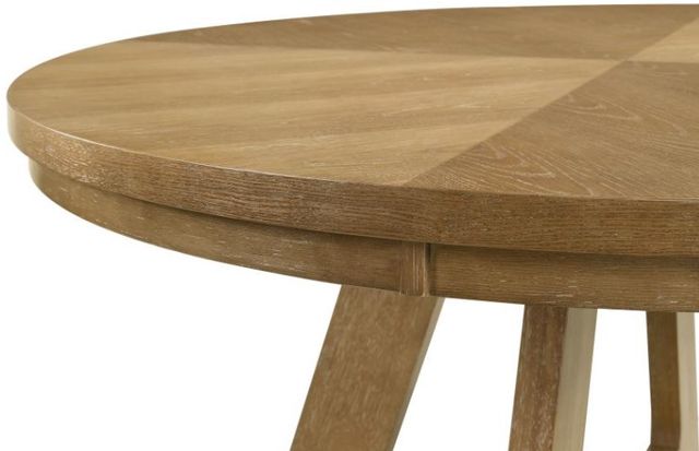 Coaster® Danvers Brown Oak Round Dining Table-3