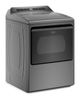 Whirlpool® 7.4 Cu. Ft. Chrome Shadow Front Load Gas Dryer-1