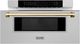 ZLINE Autograph Edition 1.2 Cu. Ft. Stainless Steel Microwave Drawer -1