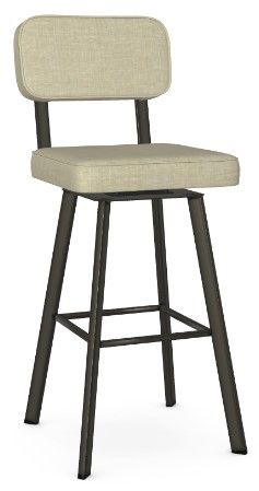 Amisco Customizable Brixton Swivel Bar Stool-0