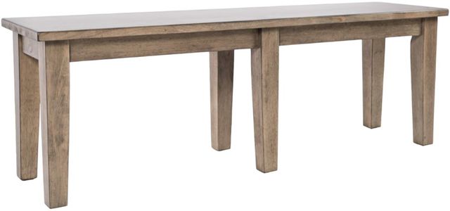 Jofran Inc. Prescott Park Weathered Oak Dining Bench-0