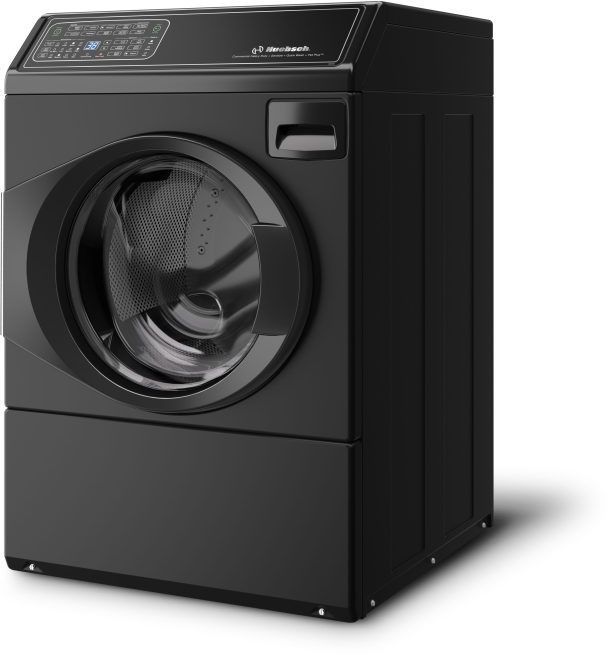 Huebsch® Matte Black Front Load Washer & Electric Dryer Laundry Pair-3