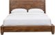 International Furniture Direct Sonora Brown Eastern King Platform Simple Bed-2