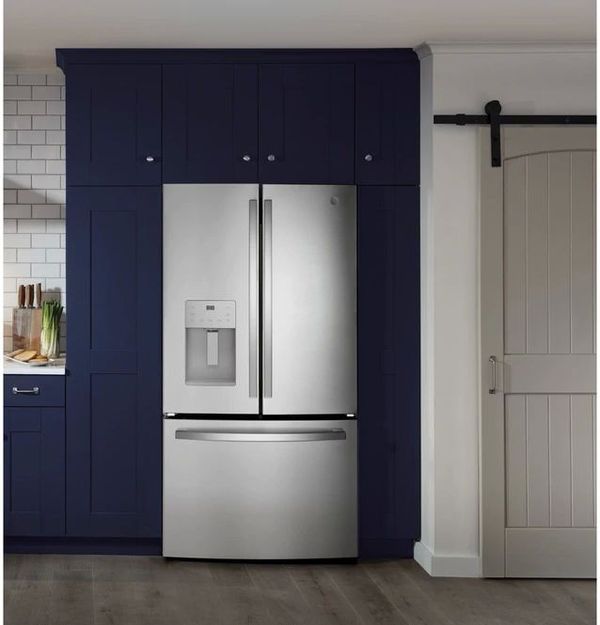 GE 25.6 Cu. Ft. Fingerprint Resistant Stainless Steel French Door Refrigerator