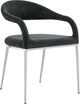 Armen Living Morgan 2-Piece Charcoal Dining Chair Set-0