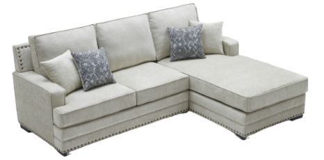 Milton Greens Stars 2-Piece Taupe Right Hand Facing Sectional and Chaise-0