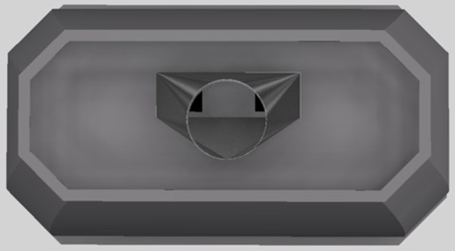Vent-A-Hood® Designer Series 54" Gunsmoke Island Range Hood-2