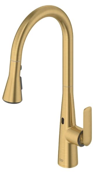 American Standard Aspirations Brushed Cool Sunrise Touchless Pull-Down Kitchen Faucet-4