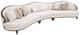 Michael Amini® Camellia Field 3-Piece Warm Pecan Sofa-4