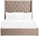 Mazin Furniture Fairborn Brown Eastern King Panel Bed-1