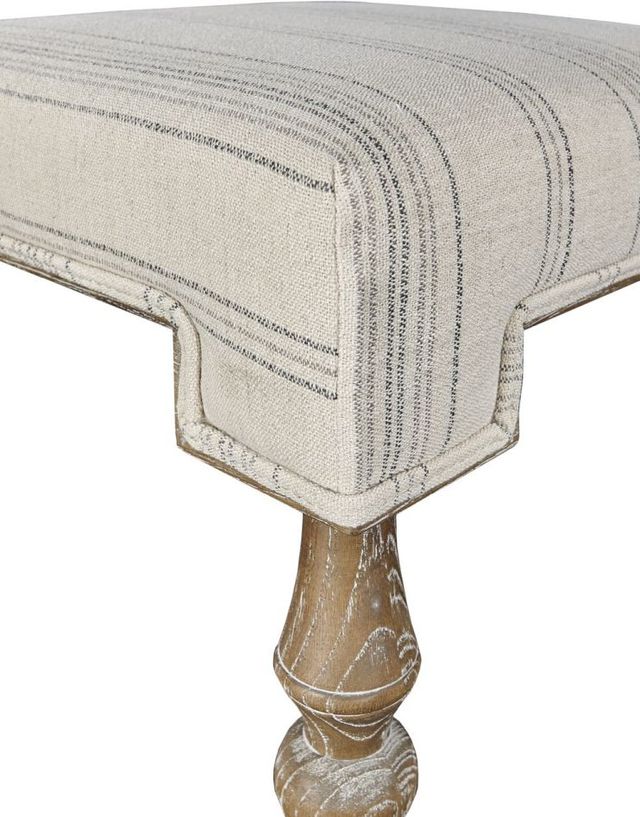 Linon Shelly Gray Wash Bar Stool-3