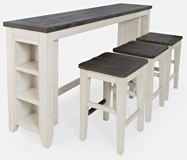 Jofran Inc. Madison County White 4-Piece Sofa Console Set