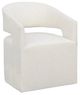 Fairfield® Customizable Nova Dining Arm Chair with Five Casters-0