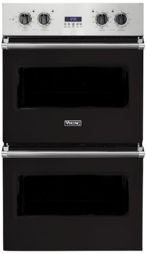 Viking® 5 Series 30" Onyx Double Electric Built In Oven-0