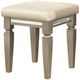 Mazin Furniture Bijou Champagne Vanity Stool-0