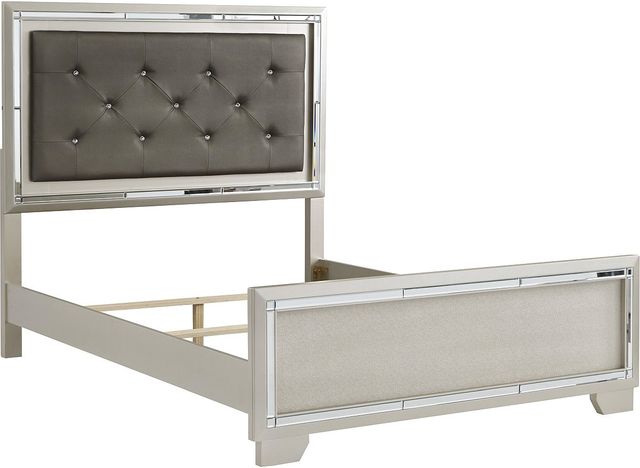 Signature Design by Ashley® Lonnix 3-Piece Silver Full Panel Bed Set-1
