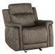 New Classic® Home Furnishings Palmer Brown Glider Recliner-0
