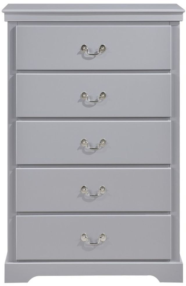 Mazin Furniture Seabright Gray Chest-1