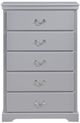 Mazin Furniture Seabright Gray Chest-1