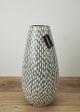 Le Present Drop Wide Dash Grey 13.7" Vase-2