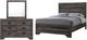 Elements International Nathan Gray Oak 3 Piece Full Bedroom Collection-0