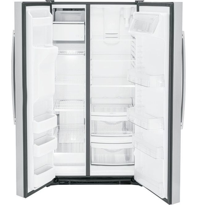 GE® 36" 25.3 Cu. Ft. Fingerprint Resistant Stainless Steel Side-by-Side Refrigerator-2