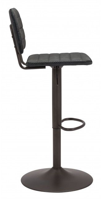 Zuo® Modern Holden Vintage Black Bar Chair-2
