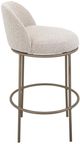 International Furniture Direct Snow Blacksmithing Brown/Ivory 30" Barstool-1