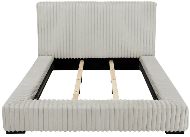 Legends Home Lotus Marcus Alabaster Queen Upholstered Platform Bed-3