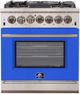 FORNO® 30" Cobalt Blue Range Door-1