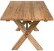 Bassett® Furniture Customizable Crossbuck 90" Dining Table with Extendable Leaves-3