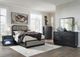 Signature Design by Ashley® Rowanbeck 4-Piece Gray/Black Queen Bedroom Set-5