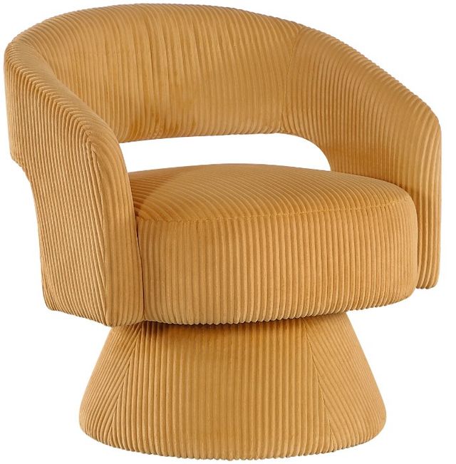 Homelegance® Upton Yellow Swivel Chair-0