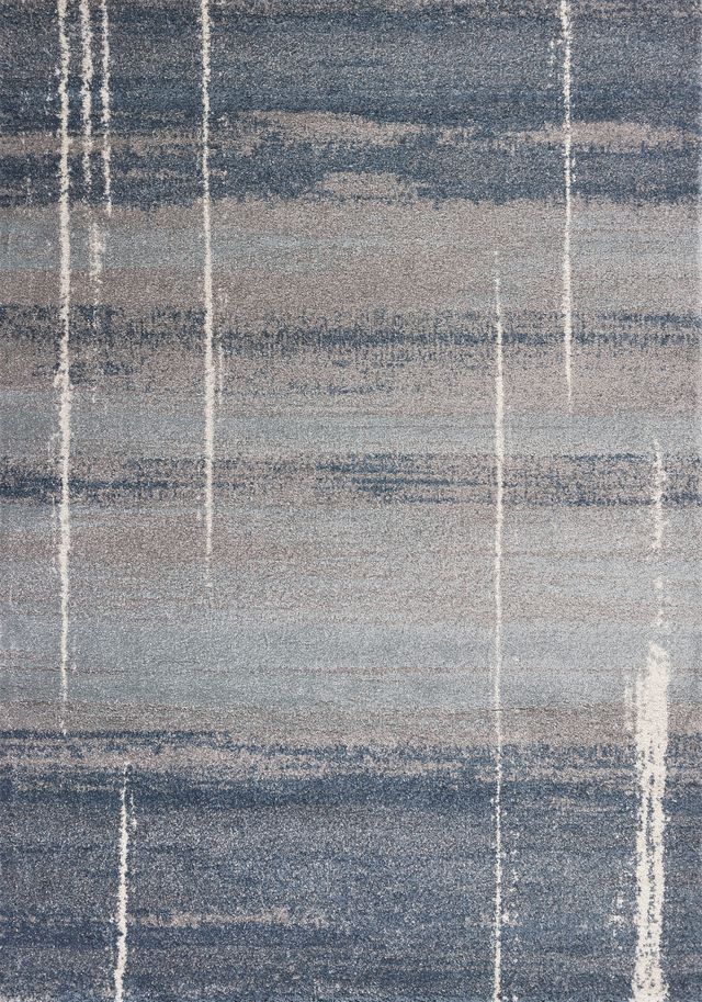 KAS Rugs Landscapes Blue Contempo 5'x8' Rug-0