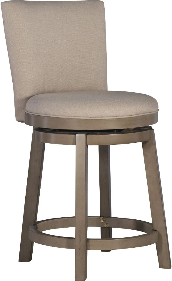 Powell® Davis Natural/Rustic Taupe Counter Stool-0