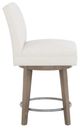 Fairfield® Customizable Entree Dining Straight Short Back Swivel Counter Stool-2