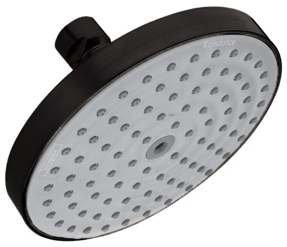 Hansgrohe Raindance S Matte Black 6" Showerhead-0
