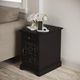 Jofran Inc. Craftsman Antique Black Power Chairside Table-1