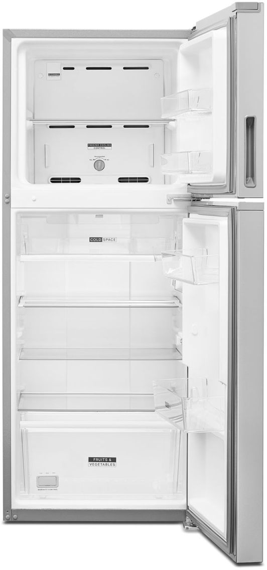 Whirlpool® 24" 11.6 Cu. Ft. Fingerprint-Resistant Stainless Counter Depth Top Freezer Refrigerator-2