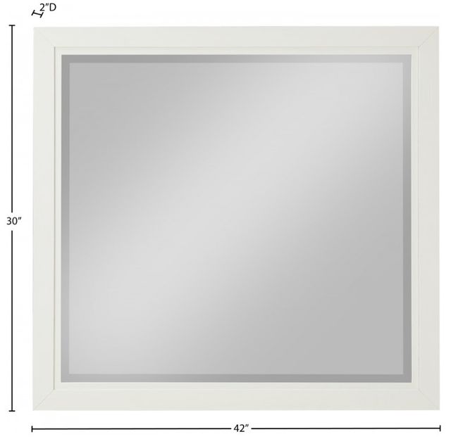 Meridian Furniture Kent Cream Dresser Mirror-3