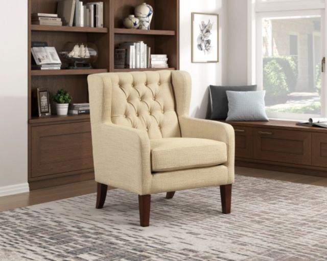 Homelegance® Aria Beige Accent Chair-1