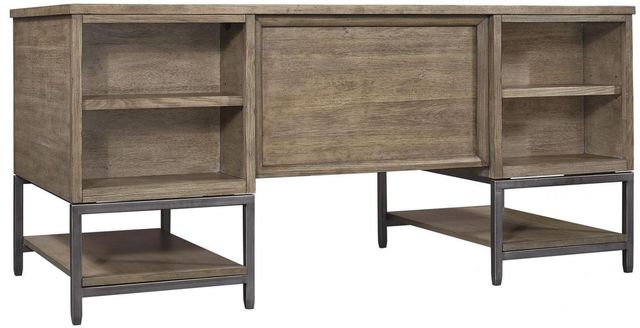 Aspenhome® Trellis Desert Brown Open Pedestal Desk-1