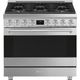 Smeg Professional 36" Stainless Steel Pro Style Gas Range-0