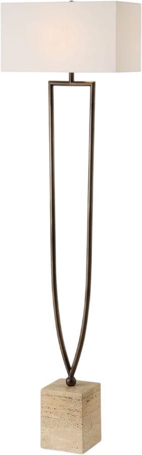 Uttermost® Fork in the Road Warm Dark Bronze Floor Lamp-3